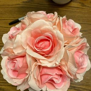 Pink floral arrangement